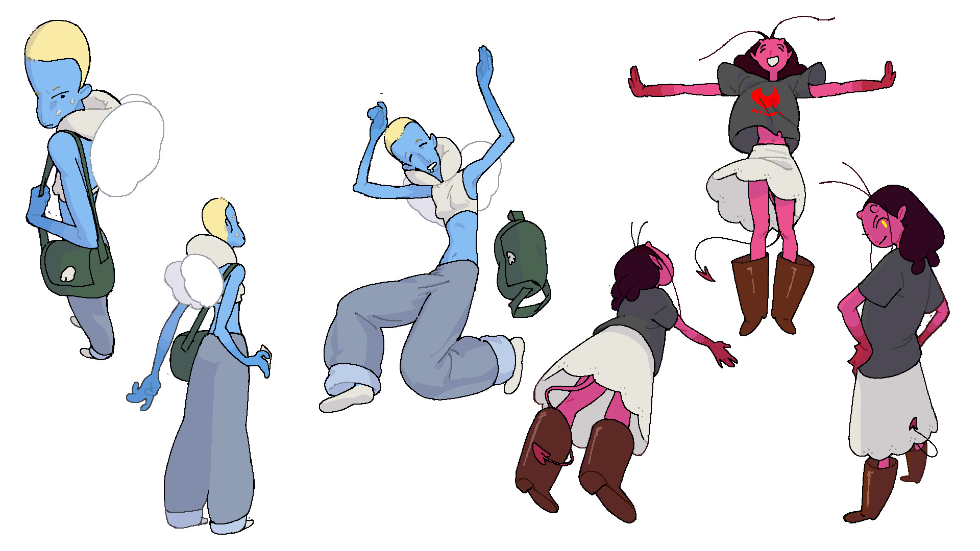 poses